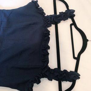 arabella ruffle mini dress